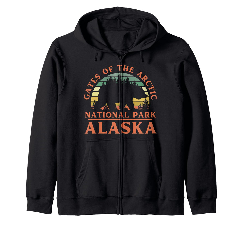 Gates Arctic National Park Alaska Usa Hoodie - Minimalist Print Men Women - T-Shirt, Sweatshirt, Hoodie