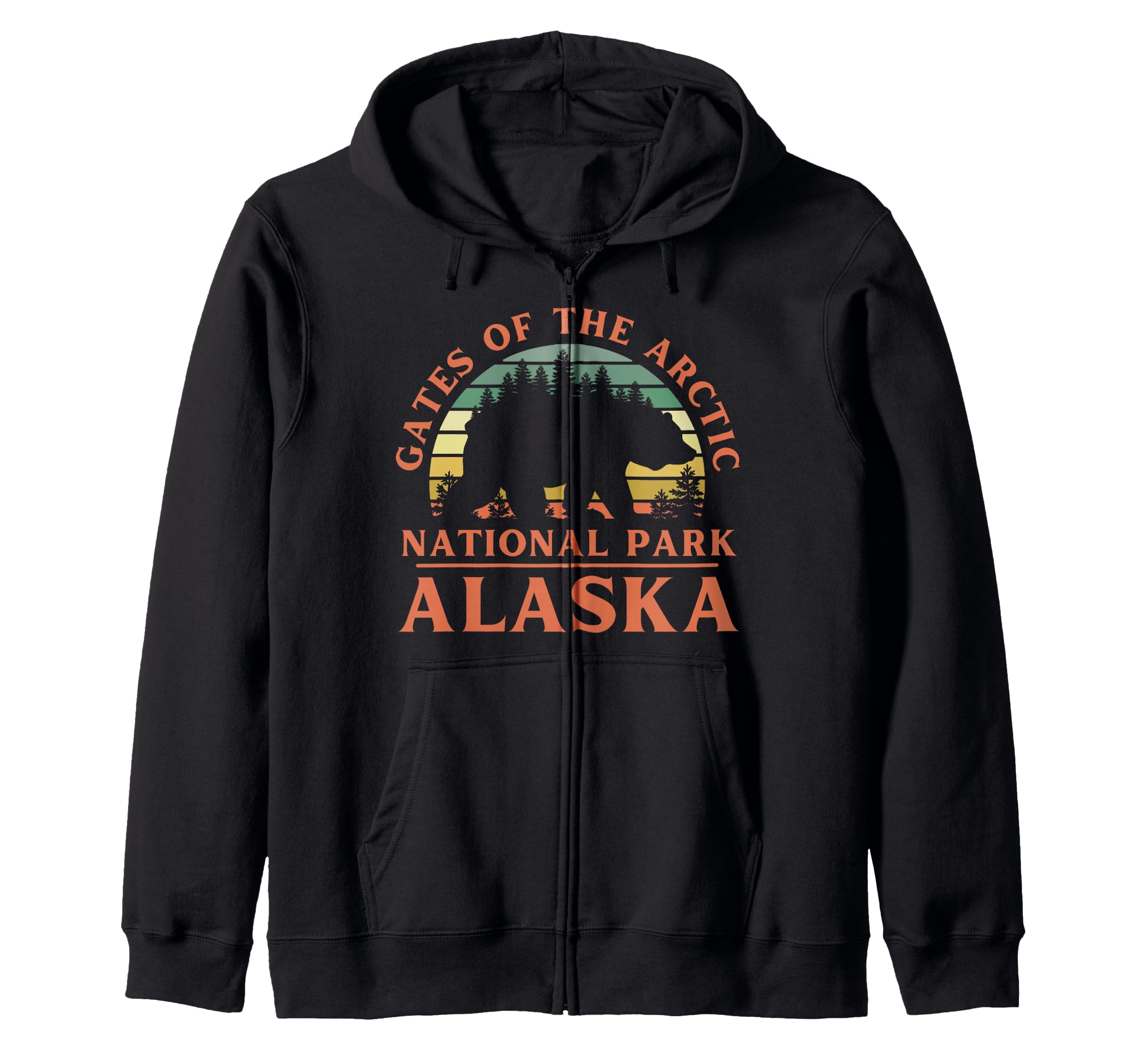 Gates Arctic National Park Alaska Usa Hoodie - Minimalist Print Men Women - T-Shirt, Sweatshirt, Hoodie