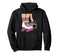 Funny Boombox And Roller Skate 80S 90S Hoodie - Minimalist Print Men Women - T-Shirt, Sweatshirt, Hoodie