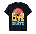 Roller Skating Live To Skate Skate 70S T-Shirt - Unique Graphic Unisex - T-Shirt, Sweatshirt, Hoodie