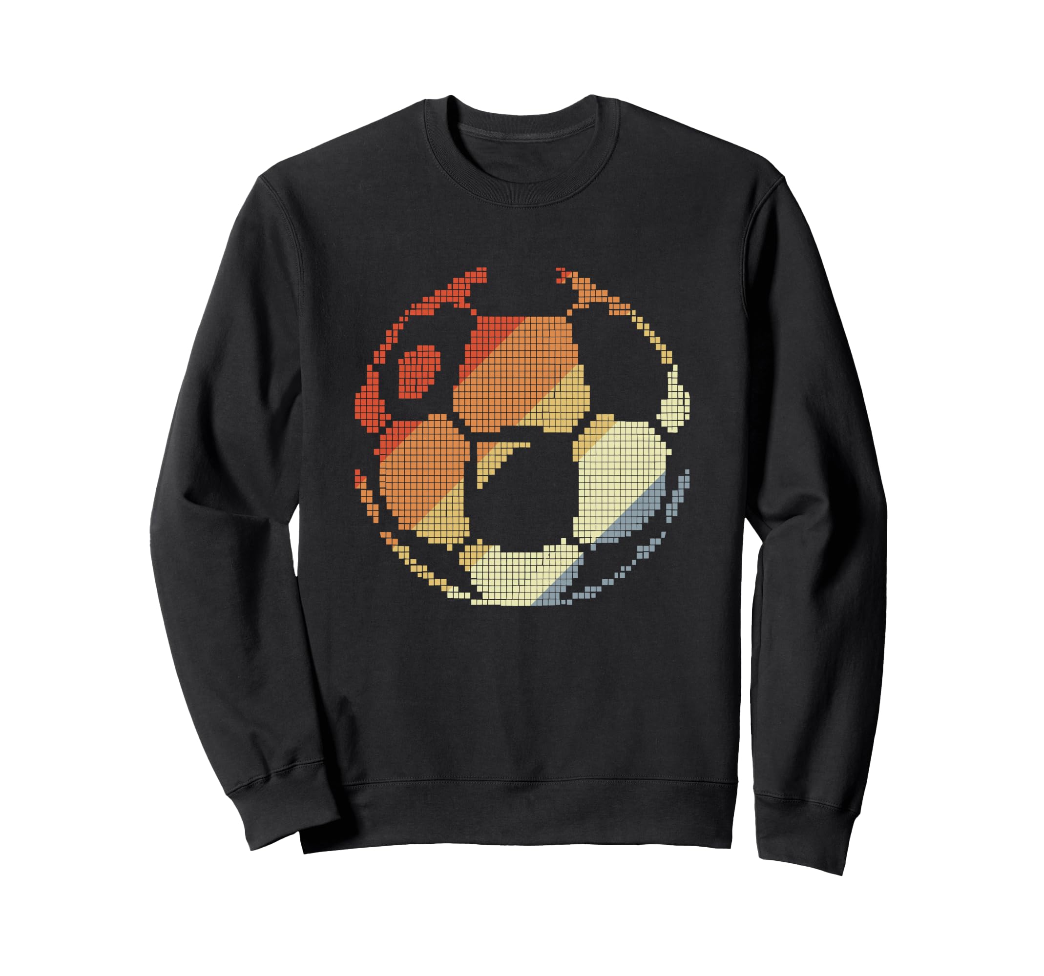 Soccer Ball Pixel Football Pitch Sweatshirt - Minimalist Print Unisex - T-Shirt, Sweatshirt, Hoodie