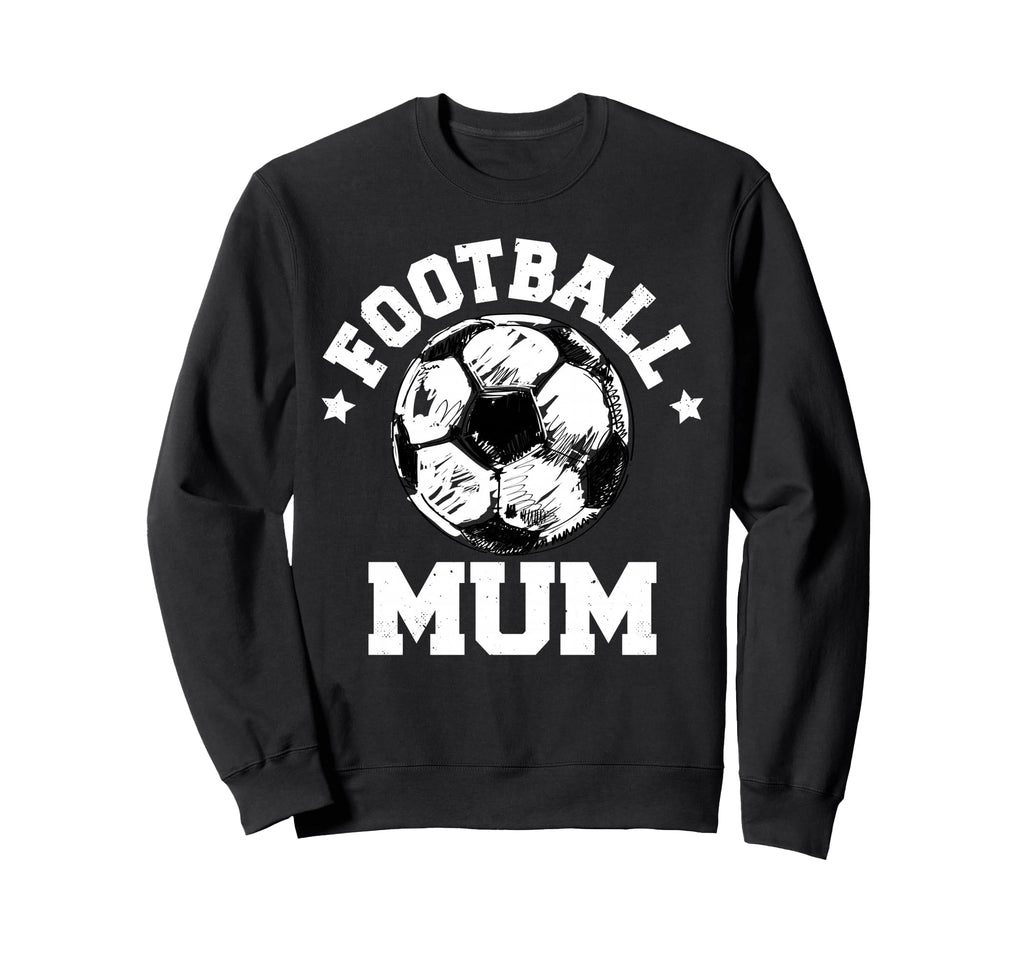 Football Mum Sketch Soccer Ball Proud Sweatshirt - Minimalist Print Unisex - T-Shirt, Sweatshirt, Hoodie
