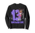 13Th Birthday Soccer Melanin Sweatshirt - Casual Everyday Wear for Adults - T-Shirt, Sweatshirt, Hoodie