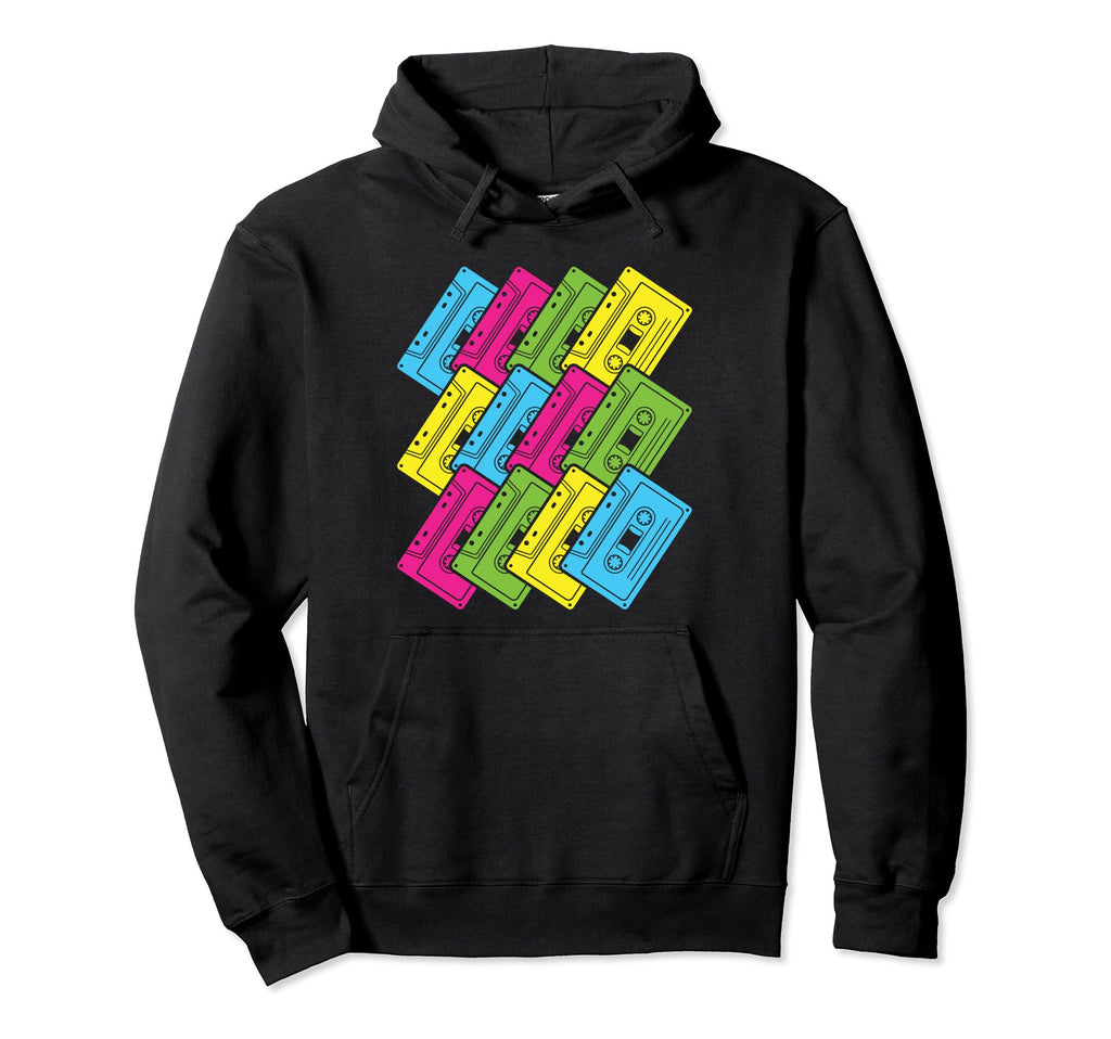 80S 90S Cassette Tape 1980S 1990S Music Hoodie - Minimalist Print Unisex - T-Shirt, Sweatshirt, Hoodie