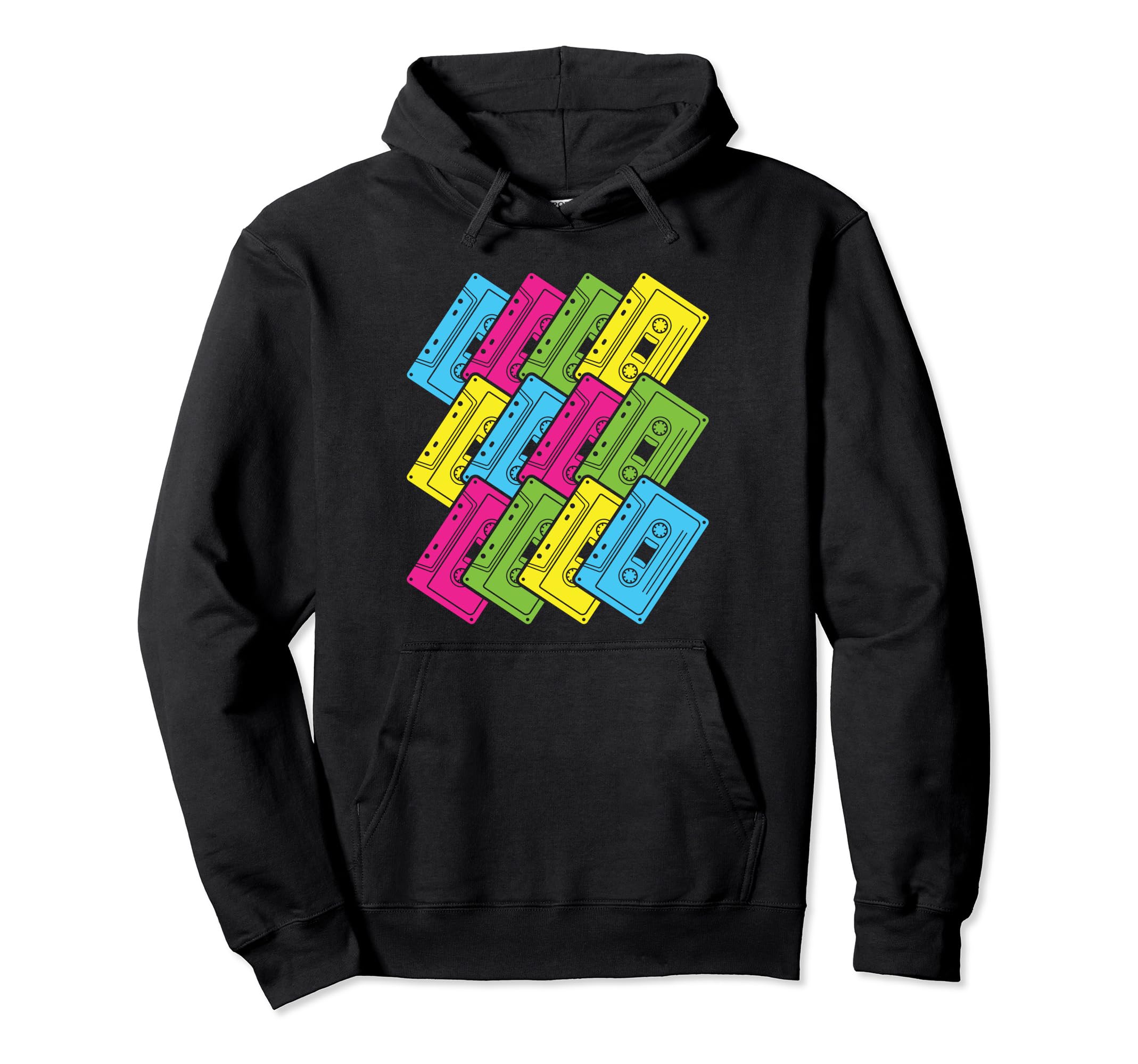 80S 90S Cassette Tape 1980S 1990S Music Hoodie - Minimalist Print Unisex - T-Shirt, Sweatshirt, Hoodie