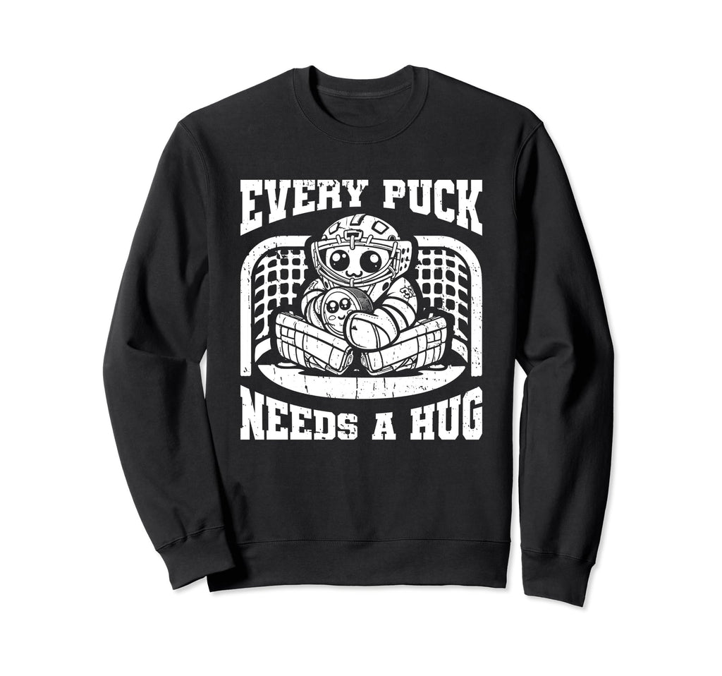 Ice Hockey Goalie Goalkeeper Sweatshirt - Aesthetic Graphic for Adults - T-Shirt, Sweatshirt, Hoodie