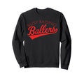 Busy Raising Ballers Baseball Mom Sweatshirt - Custom Art Print for Adults - T-Shirt, Sweatshirt, Hoodie