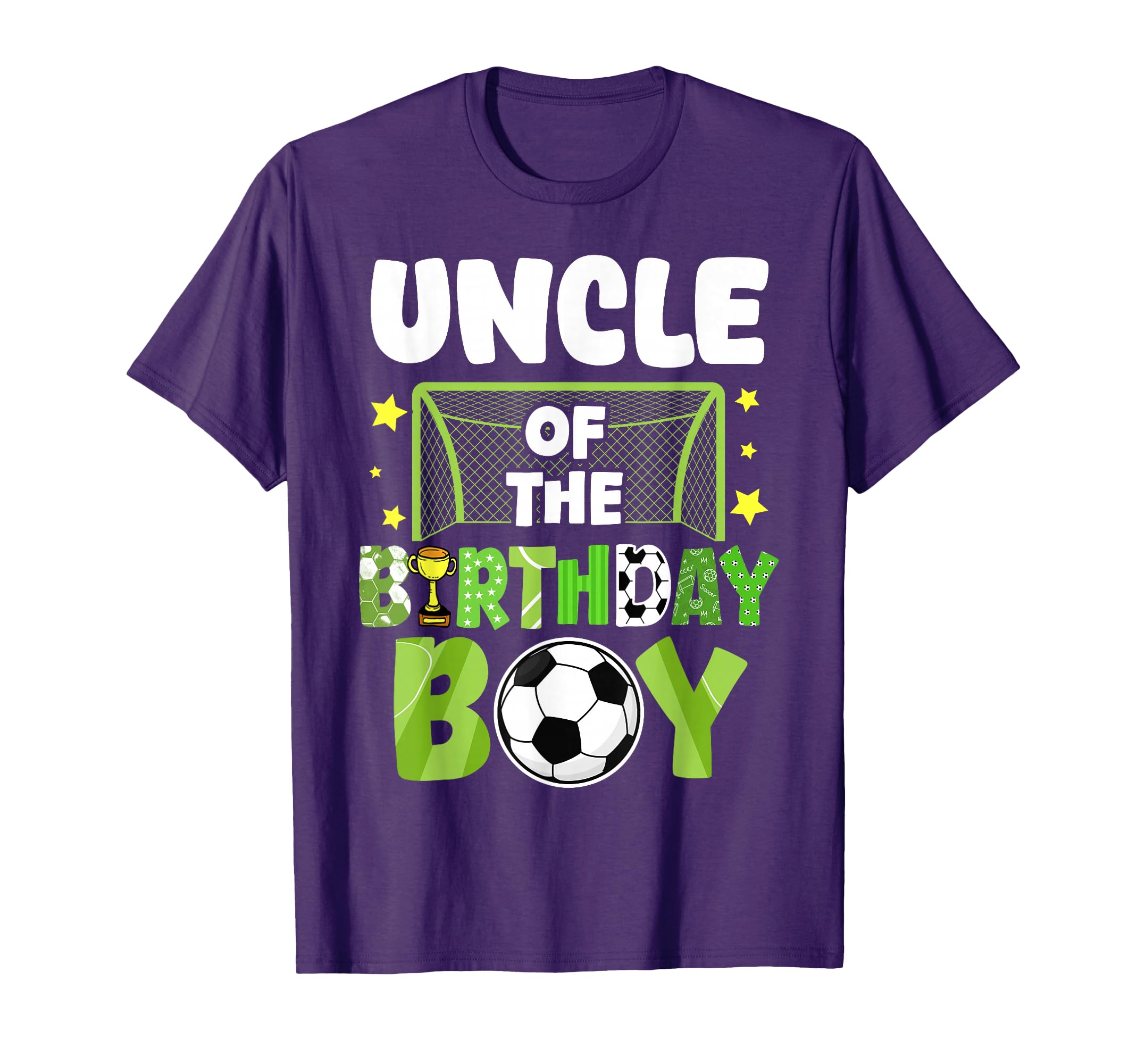 Soccer Uncle Birthday Party Soccer Family T-Shirt - Trendy Graphic Unisex - T-Shirt, Sweatshirt, Hoodie