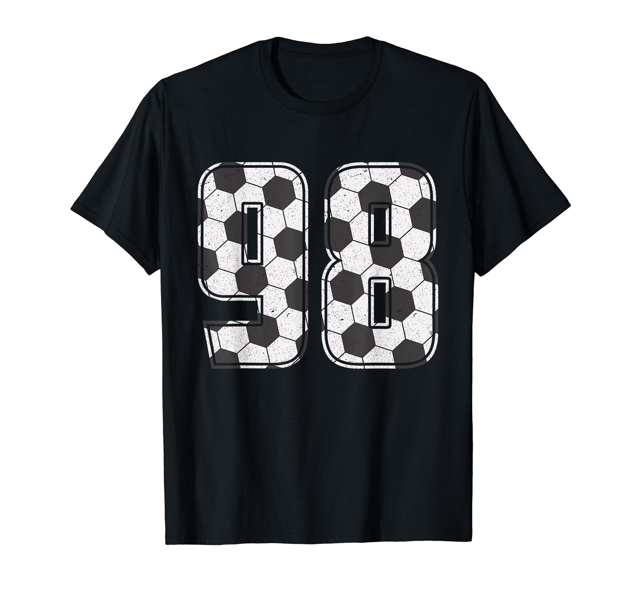 Soccer Player Number 98 Ninety T-Shirt - Fun Novelty Design Men Women - T-Shirt, Sweatshirt, Hoodie