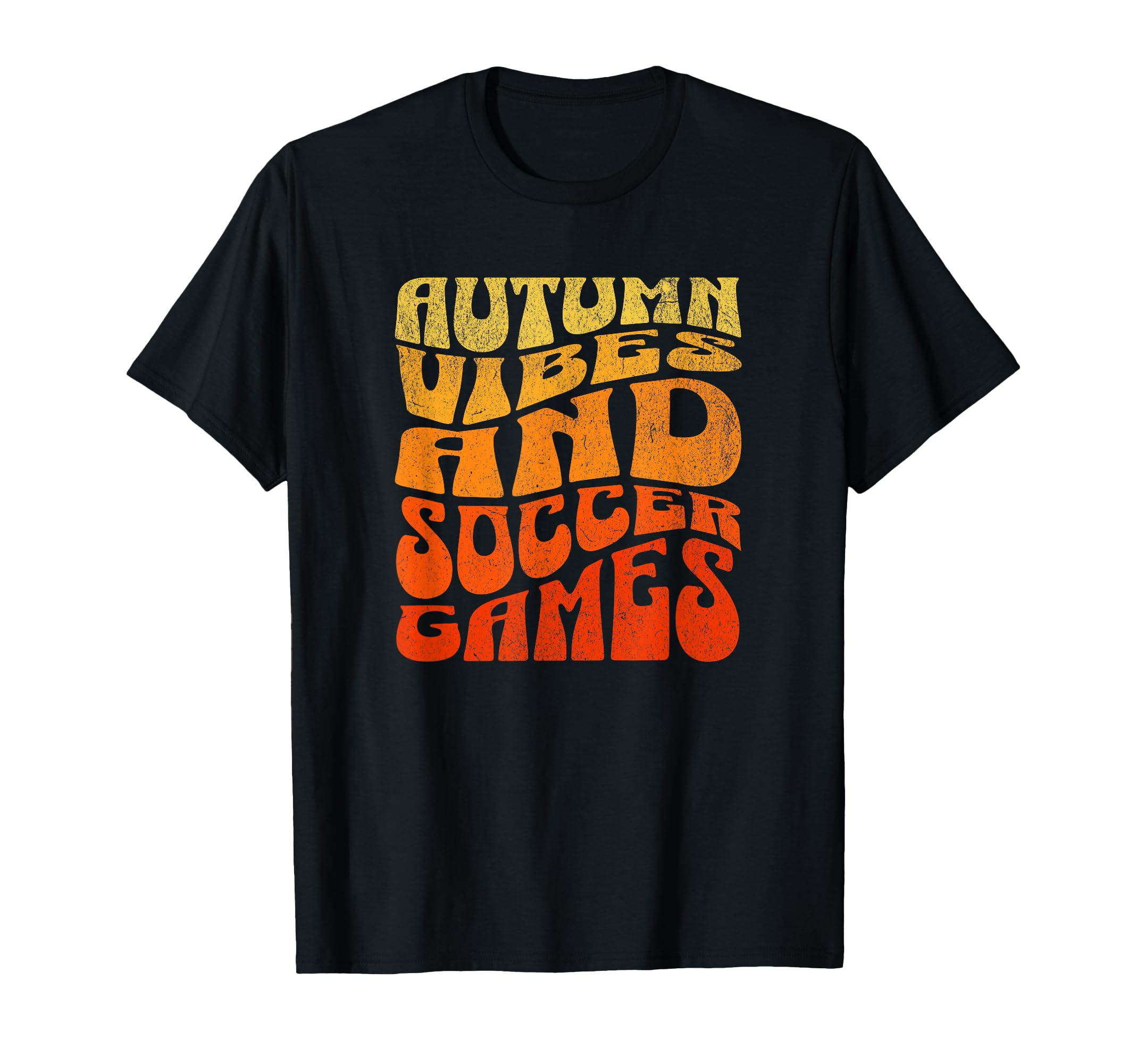 Autumn Vibes And Soccer Games Sports T-Shirt - Aesthetic Graphic Unisex - T-Shirt, Sweatshirt, Hoodie