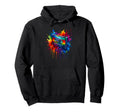 Splash Art Cassette Player Music Tape Hoodie - Aesthetic Graphic Unisex - T-Shirt, Sweatshirt, Hoodie