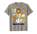 Mom Both Baseball And Softball Mom T-Shirt - Minimalist Print Unisex - T-Shirt, Sweatshirt, Hoodie