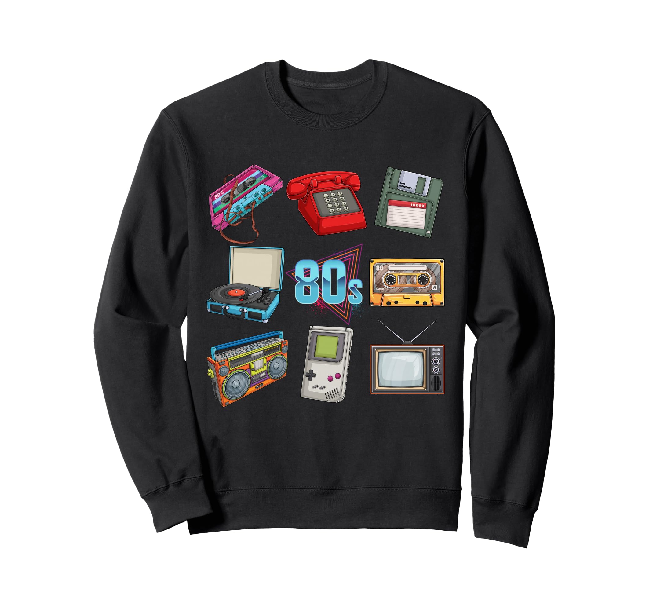 80S Throwback Funny Party Cassette Sweatshirt - Novelty Apparel Unisex - T-Shirt, Sweatshirt, Hoodie