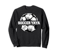 Soccer Yaya Soccer Ball Split Funny Sweatshirt - Minimalist Print Unisex - T-Shirt, Sweatshirt, Hoodie