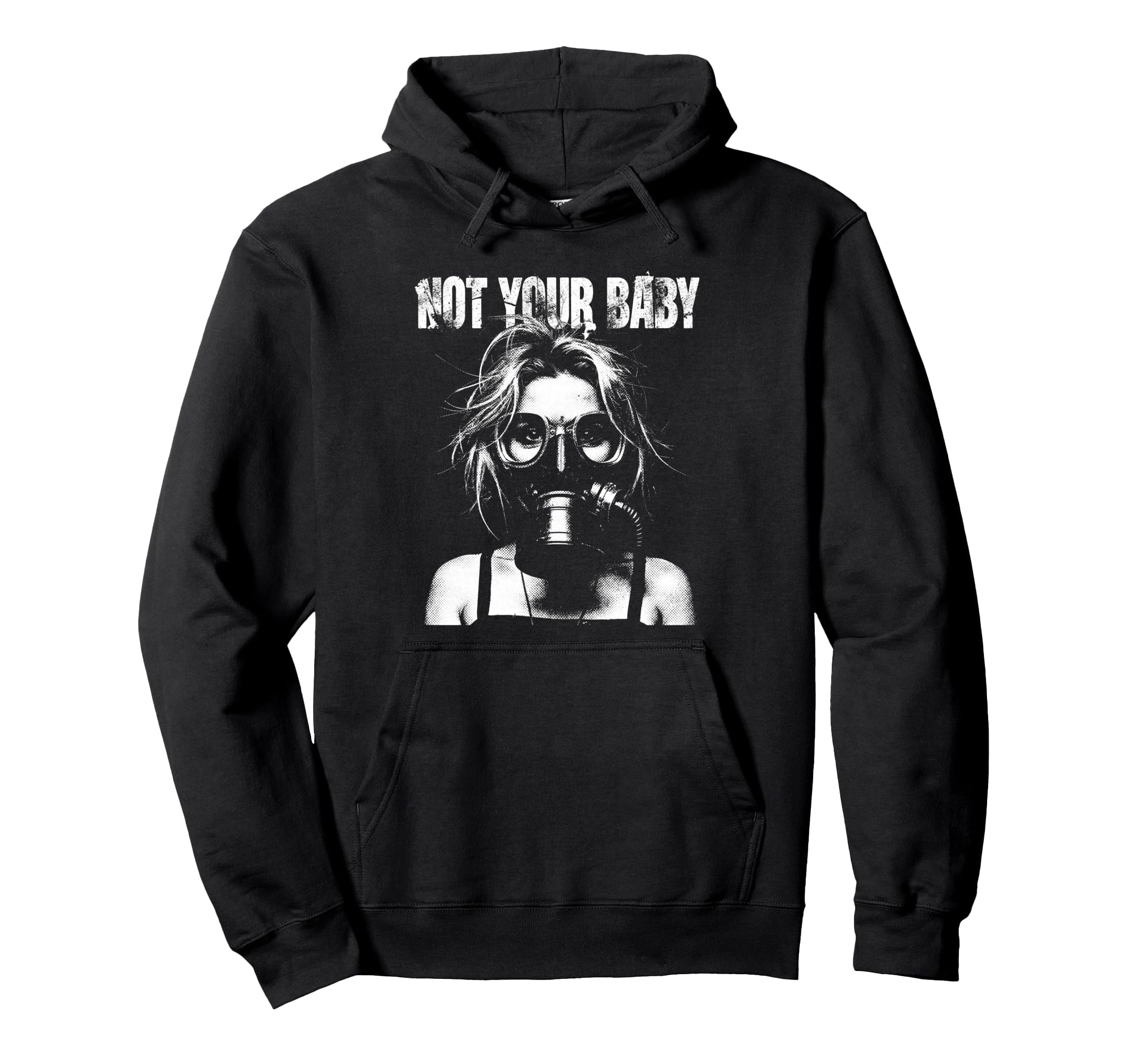 Punk 90S Graffiti Grunge Anti Hoodie - Casual Everyday Wear Men Women - T-Shirt, Sweatshirt, Hoodie