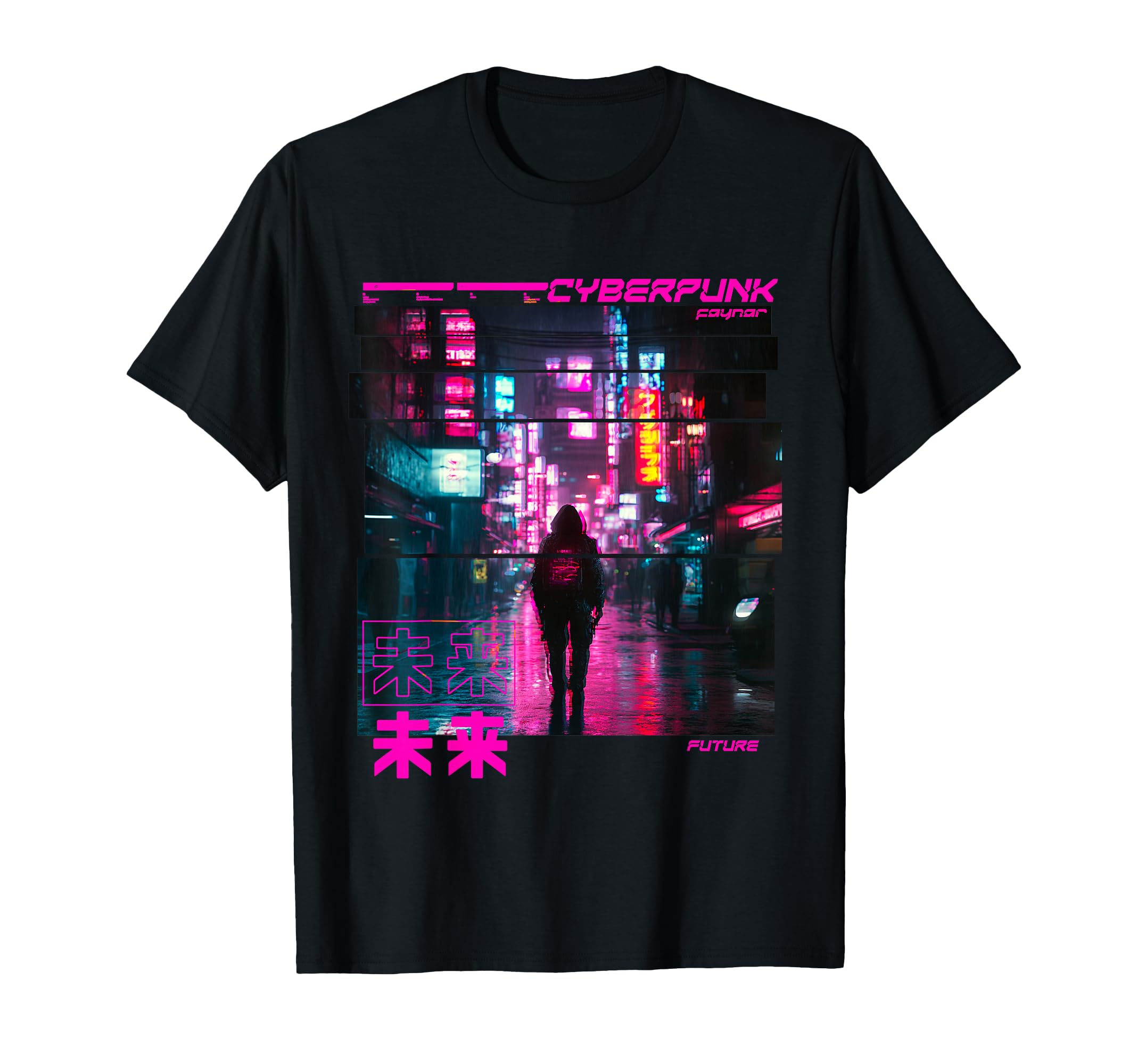 Japanese Cyberpunk Aesthetic Vaporwave T-Shirt - Trendy Graphic for Adults - T-Shirt, Sweatshirt, Hoodie