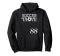 Soccer Mom Jersey Number 88 Favorite Hoodie - Unique Graphic for Adults - T-Shirt, Sweatshirt, Hoodie