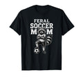 Feral Soccer Mom Raccoon Jersey T-Shirt - Custom Art Print Men Women - T-Shirt, Sweatshirt, Hoodie