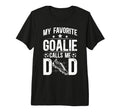 Mens Proud Soccer Goalie Dad Soccer T-Shirt - Custom Art Print Men Women - T-Shirt, Sweatshirt, Hoodie