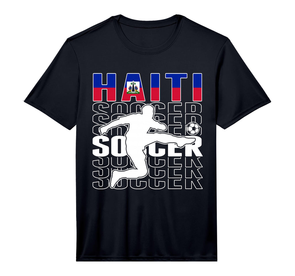Haiti Soccer Lovers Jersey Proud T-Shirt - Fun Novelty Design Unisex - T-Shirt, Sweatshirt, Hoodie