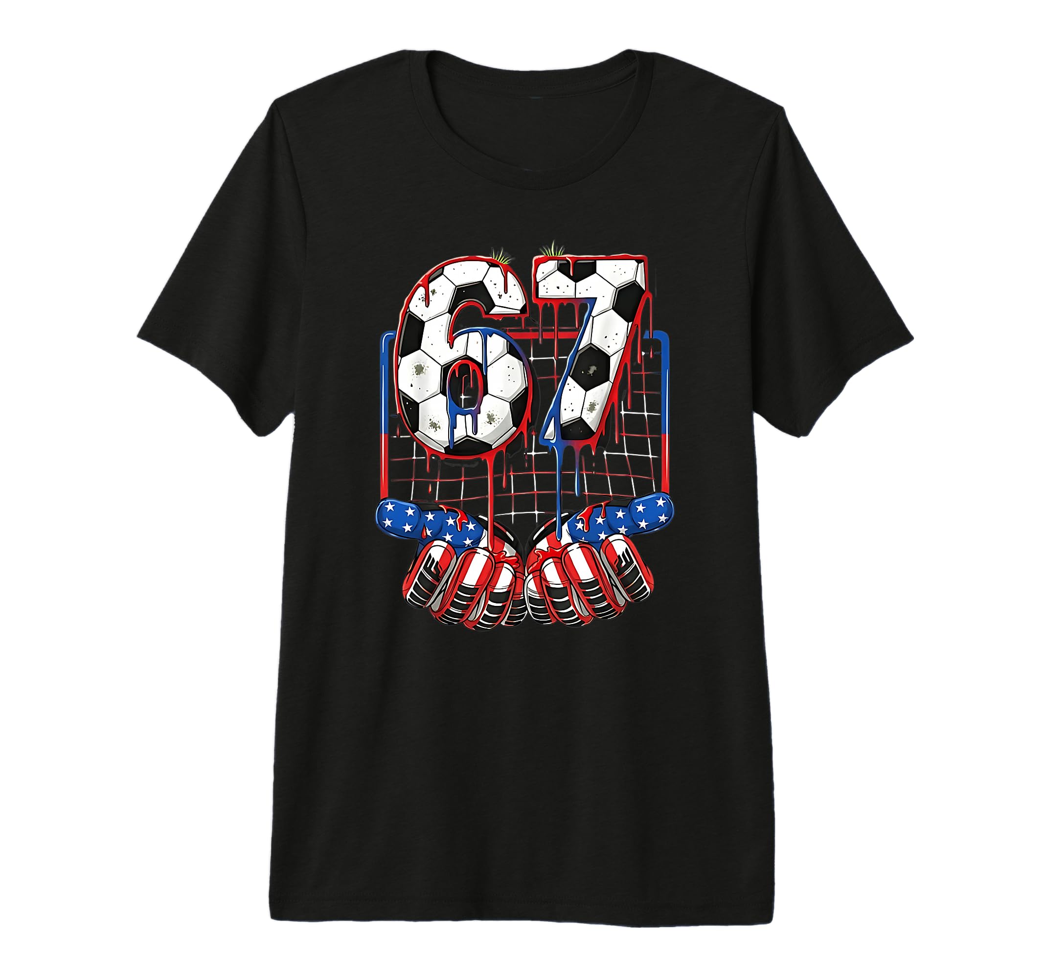 Soccer Ball 67 Drip Six Seven T-Shirt - Casual Everyday Wear for Adults - T-Shirt, Sweatshirt, Hoodie
