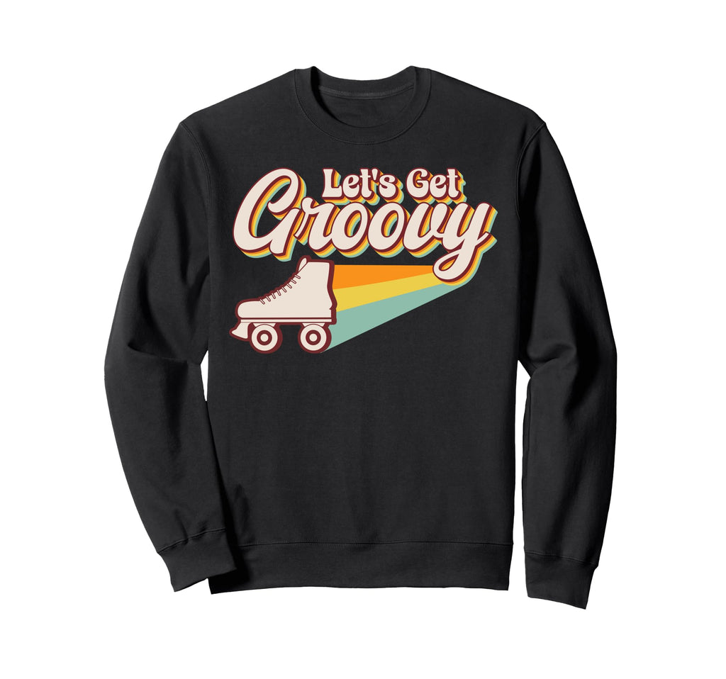 Roller Skating Skate 1970S Lets Sweatshirt - Minimalist Print for Adults - T-Shirt, Sweatshirt, Hoodie