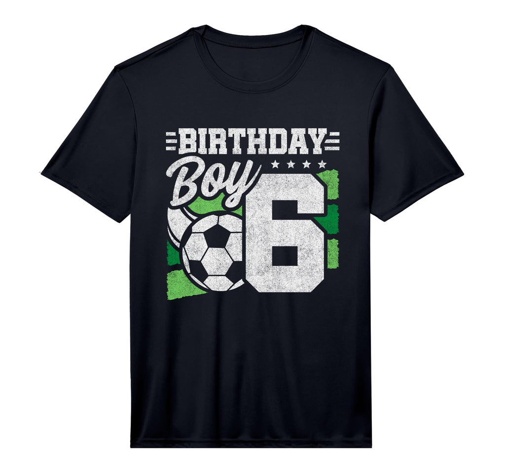 6 Year Old Soccer Birthday 6Th Birthday T-Shirt - Graphic Print Unisex - T-Shirt, Sweatshirt, Hoodie