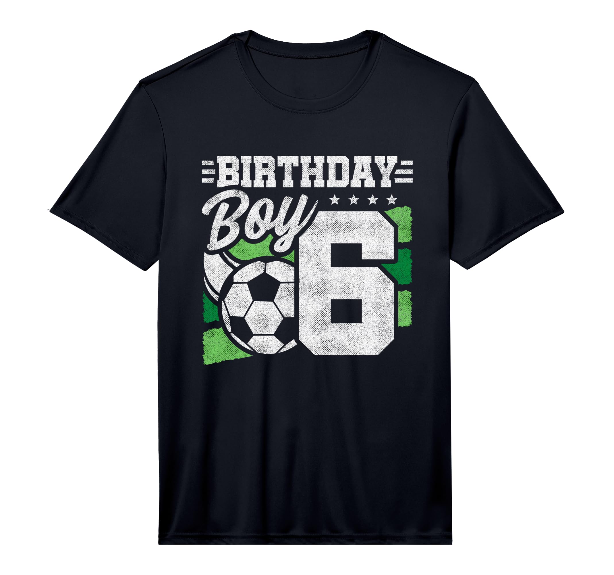 6 Year Old Soccer Birthday 6Th Birthday T-Shirt - Graphic Print Unisex - T-Shirt, Sweatshirt, Hoodie