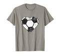 Soccer Heart Soccer Mom Team Gift T-Shirt - Fun Novelty Design for Adults - T-Shirt, Sweatshirt, Hoodie