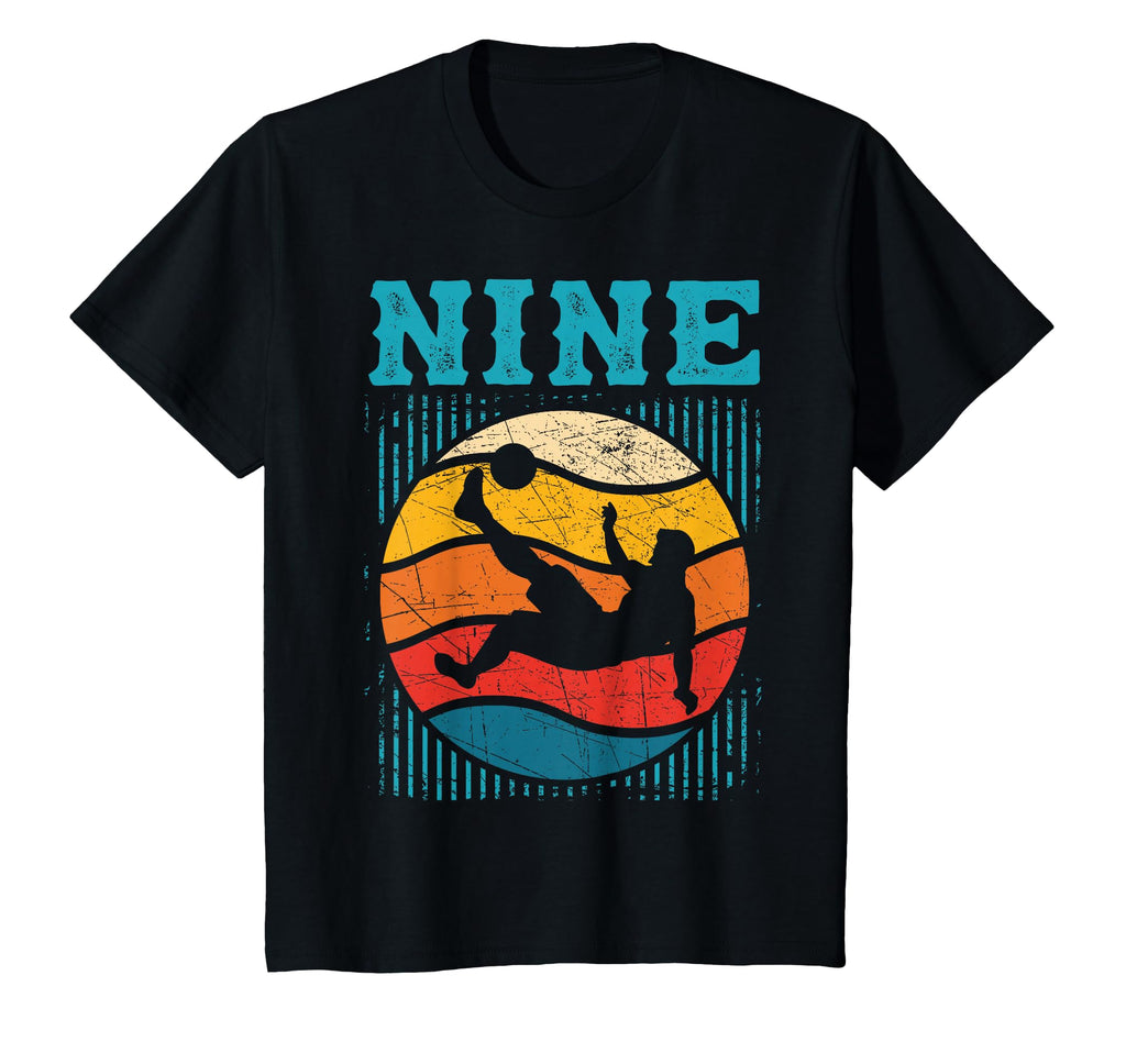 9Th Birthday Soccer 9 Years Old T-Shirt - Aesthetic Graphic Men Women - T-Shirt, Sweatshirt, Hoodie