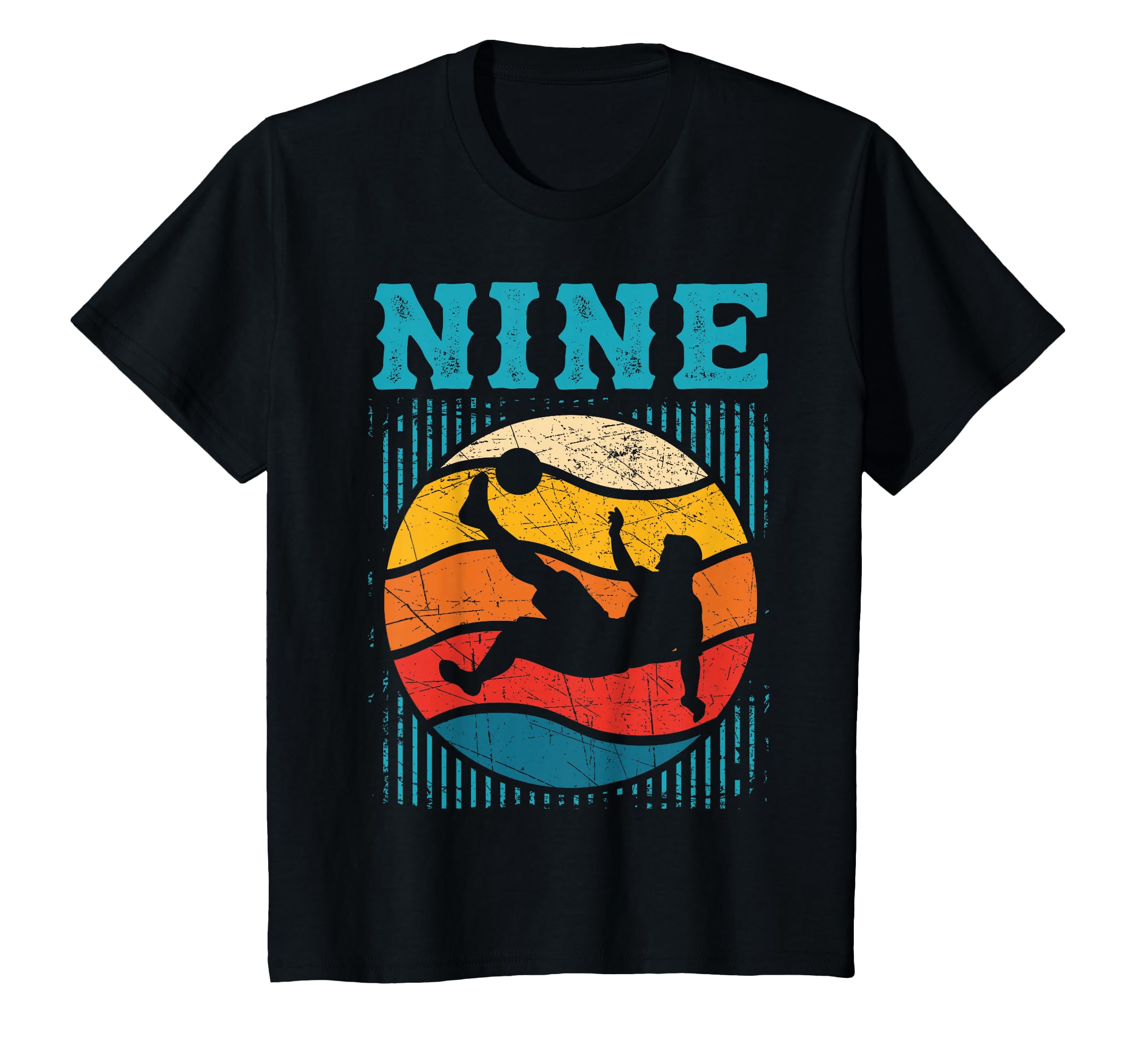 9Th Birthday Soccer 9 Years Old T-Shirt - Aesthetic Graphic Men Women - T-Shirt, Sweatshirt, Hoodie