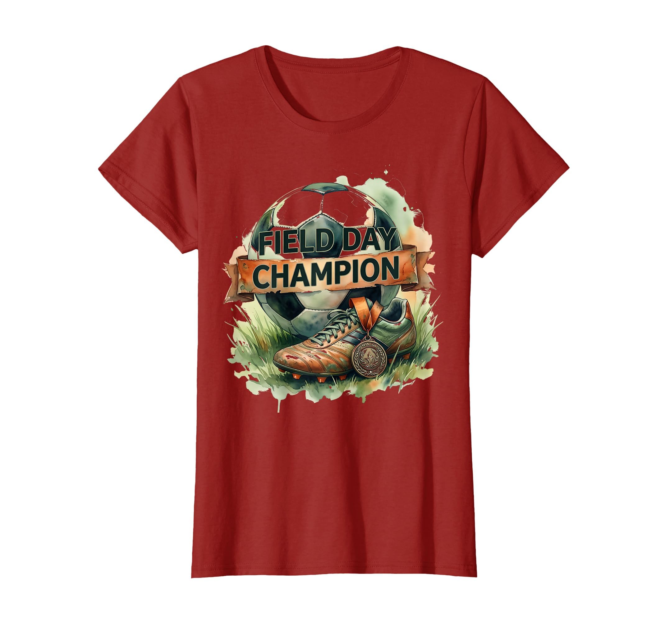 Field Day Champion Soccer Mom T-Shirt - Custom Art Print Men Women - T-Shirt, Sweatshirt, Hoodie