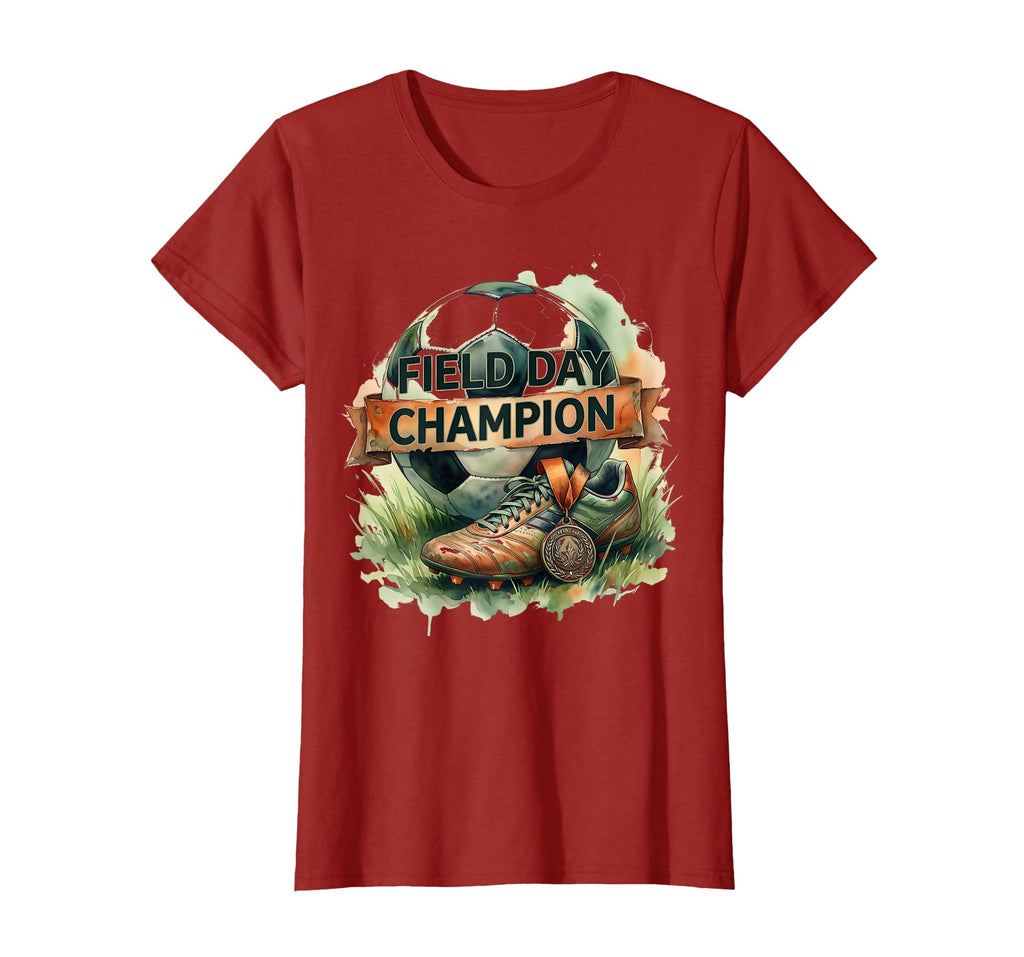 Field Day Champion Soccer Mom T-Shirt - Graphic Print for Adults - T-Shirt, Sweatshirt, Hoodie