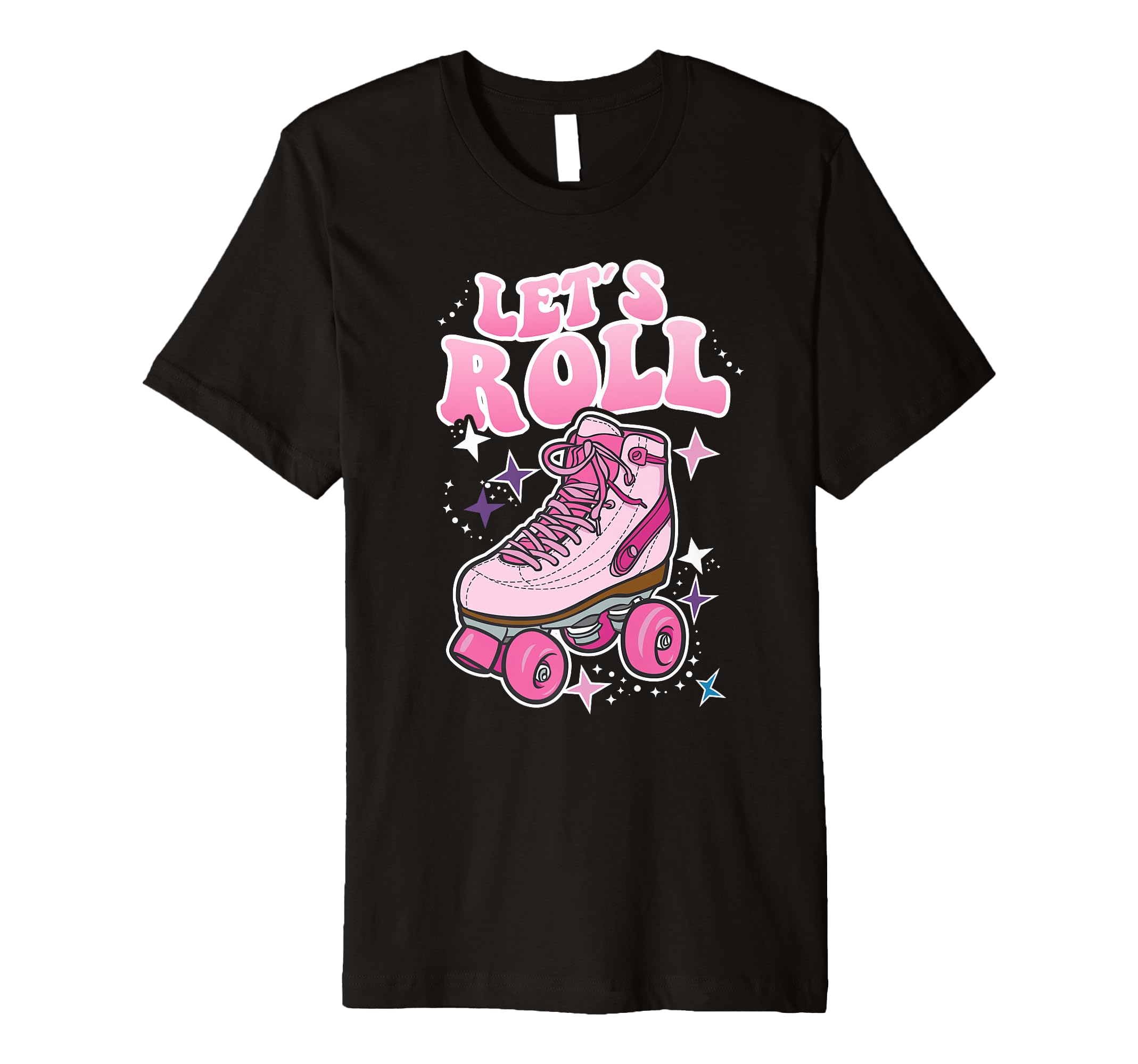 Let S Roll Roller Skating Skater Skate T-Shirt - Custom Art Print Unisex - T-Shirt, Sweatshirt, Hoodie