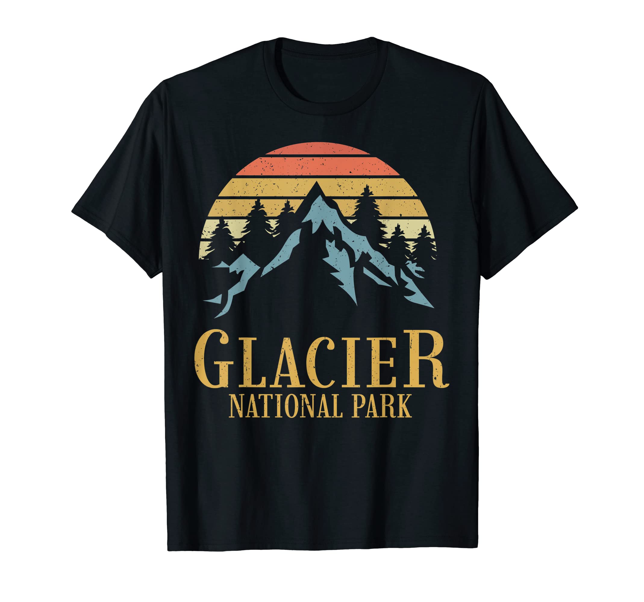Glacier National Park Montana Mountains T-Shirt - Novelty Apparel Men Women - T-Shirt, Sweatshirt, Hoodie
