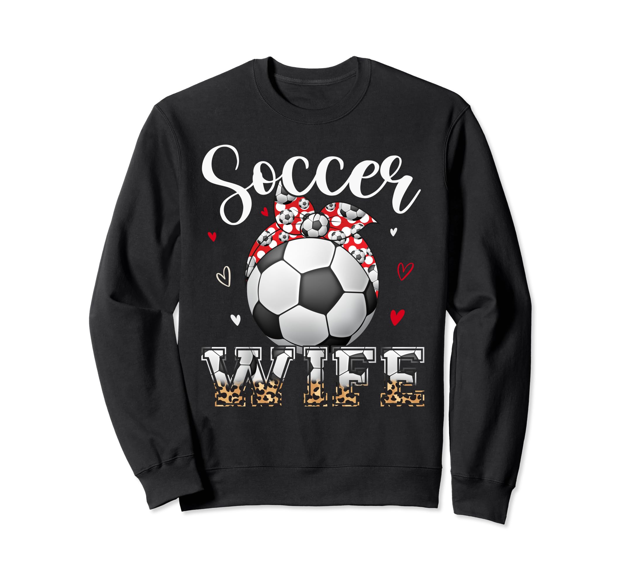 Womens Soccer Wife Headband Sweatshirt - Fun Novelty Design for Adults - T-Shirt, Sweatshirt, Hoodie