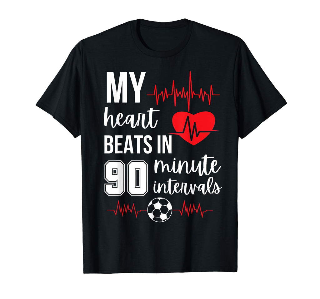 Soccer Fan Heartbeat T-Shirt - Streetwear Style for Adults - T-Shirt, Sweatshirt, Hoodie