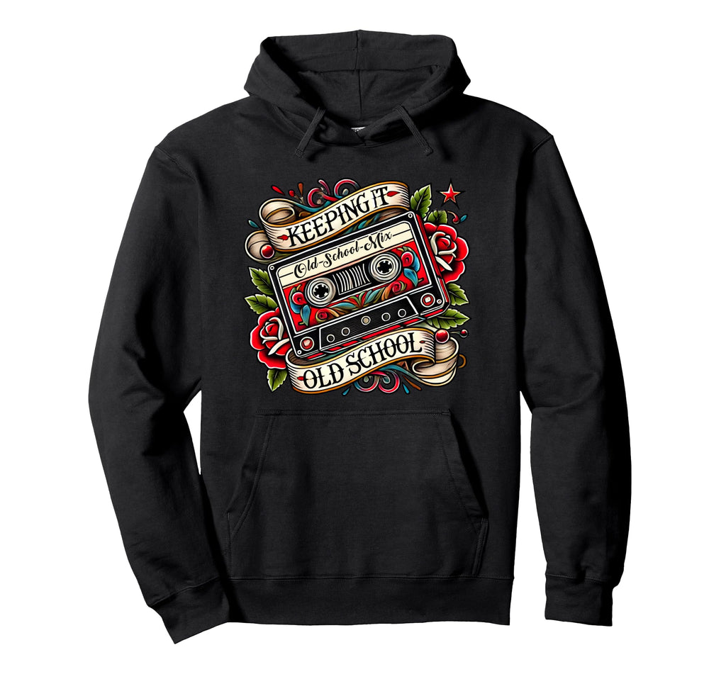 Gen X Boomer Music Cassette Tape Hoodie - Streetwear Style for Adults - T-Shirt, Sweatshirt, Hoodie
