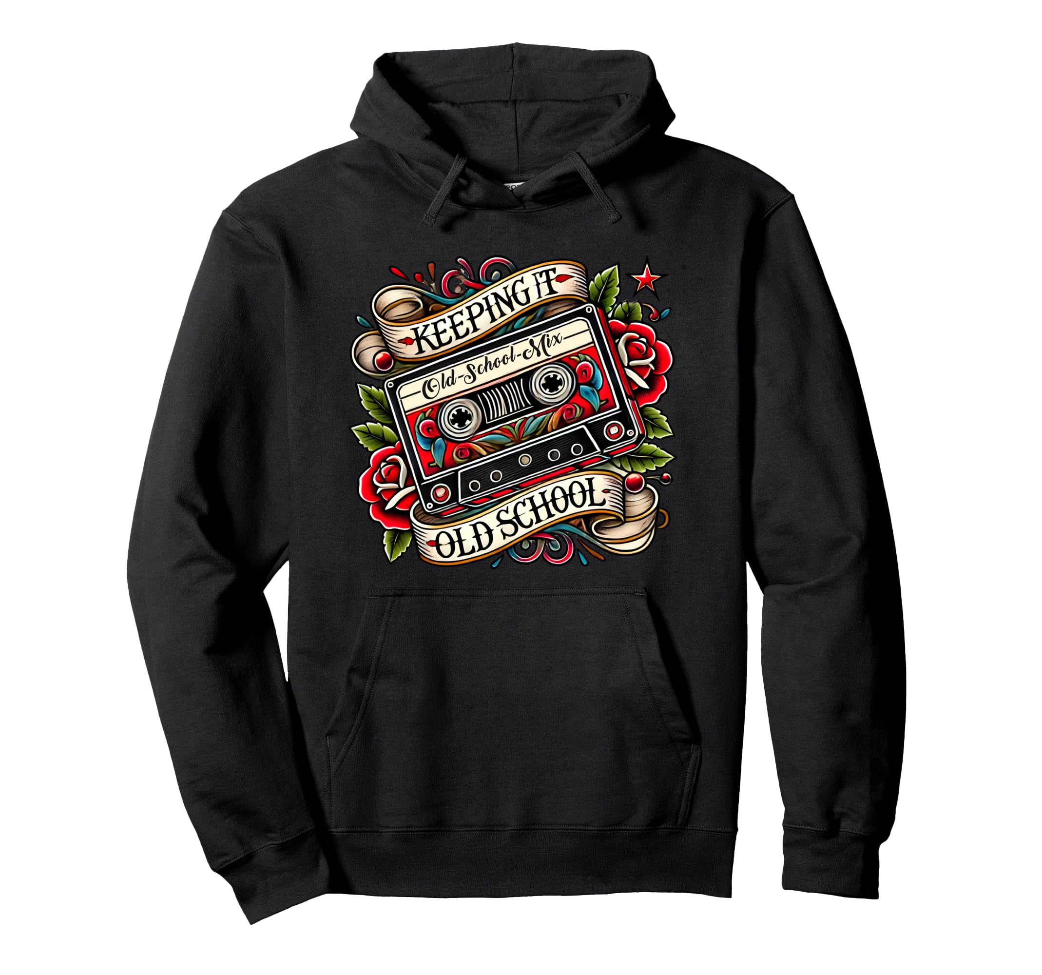 Gen X Boomer Music Cassette Tape Hoodie - Streetwear Style for Adults - T-Shirt, Sweatshirt, Hoodie