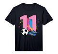11Th Birthday Soccer Player Football T-Shirt - Trendy Graphic for Adults - T-Shirt, Sweatshirt, Hoodie