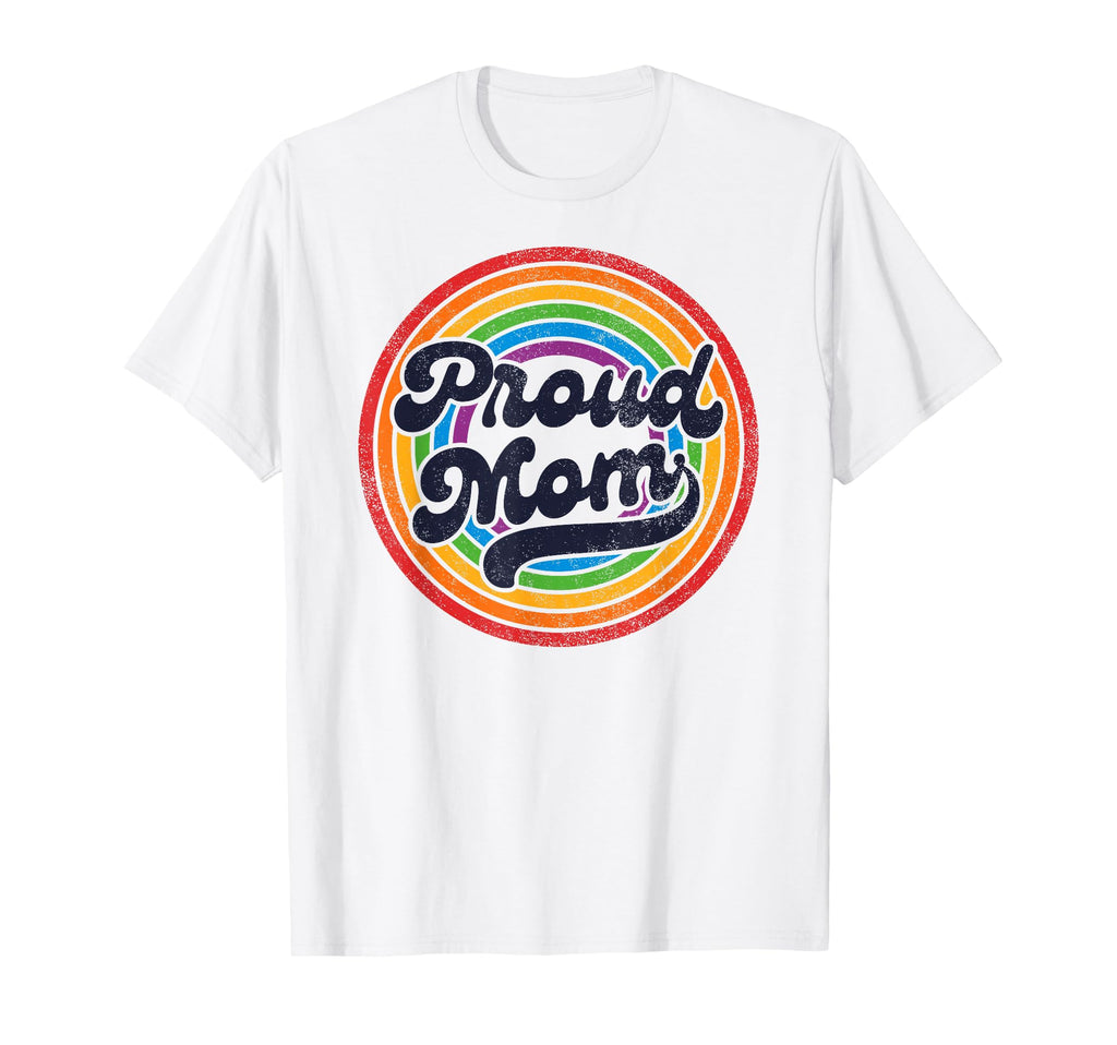 Lgbtq Proud Mom Gay Pride Lgbt Ally T-Shirt - Custom Art Print Men Women - T-Shirt, Sweatshirt, Hoodie