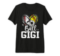 Ball Gigi Baseball Softball Soccer T-Shirt - Custom Art Print for Adults - T-Shirt, Sweatshirt, Hoodie