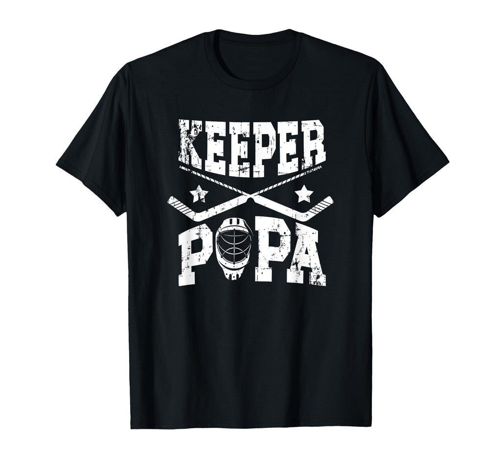 Ice Hockey Keeper Papa Ice Hockey T-Shirt - Graphic Print for Adults - T-Shirt, Sweatshirt, Hoodie