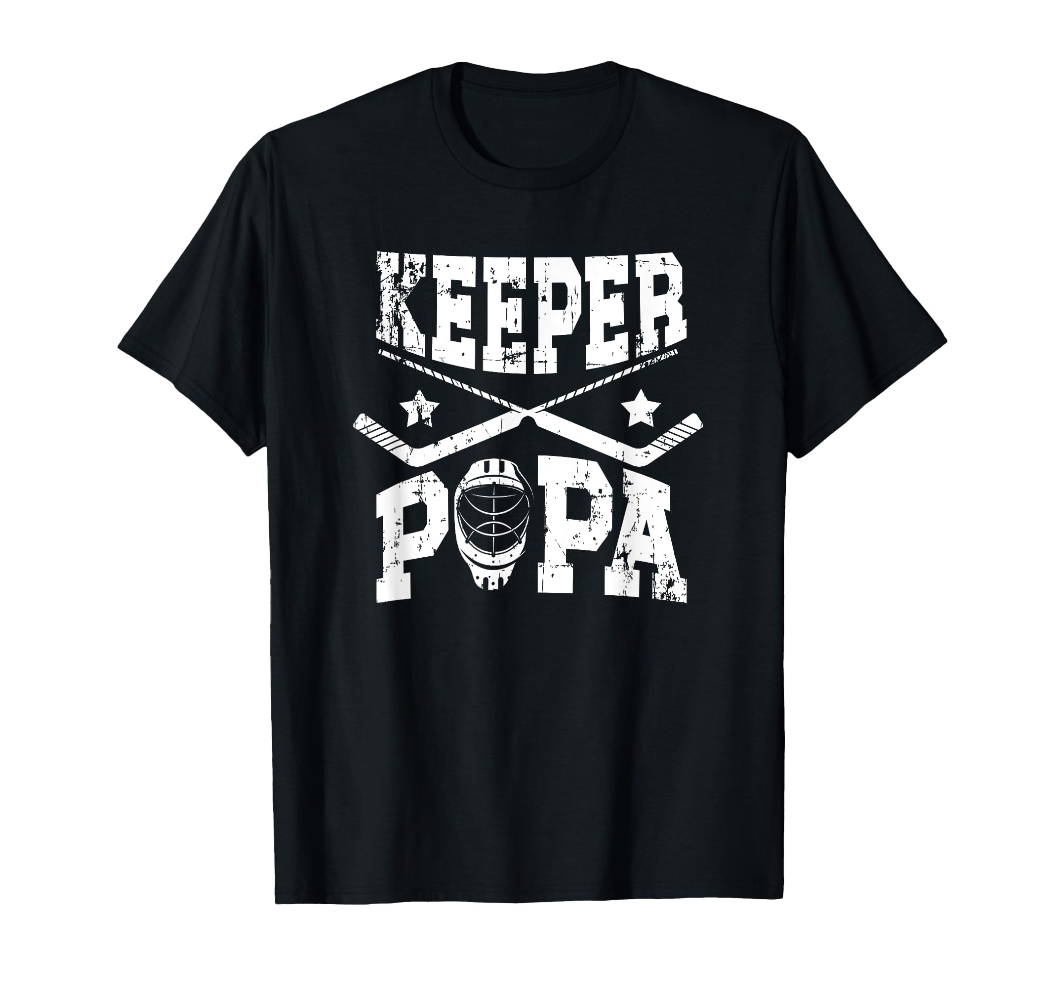 Ice Hockey Keeper Papa Ice Hockey T-Shirt - Graphic Print for Adults - T-Shirt, Sweatshirt, Hoodie