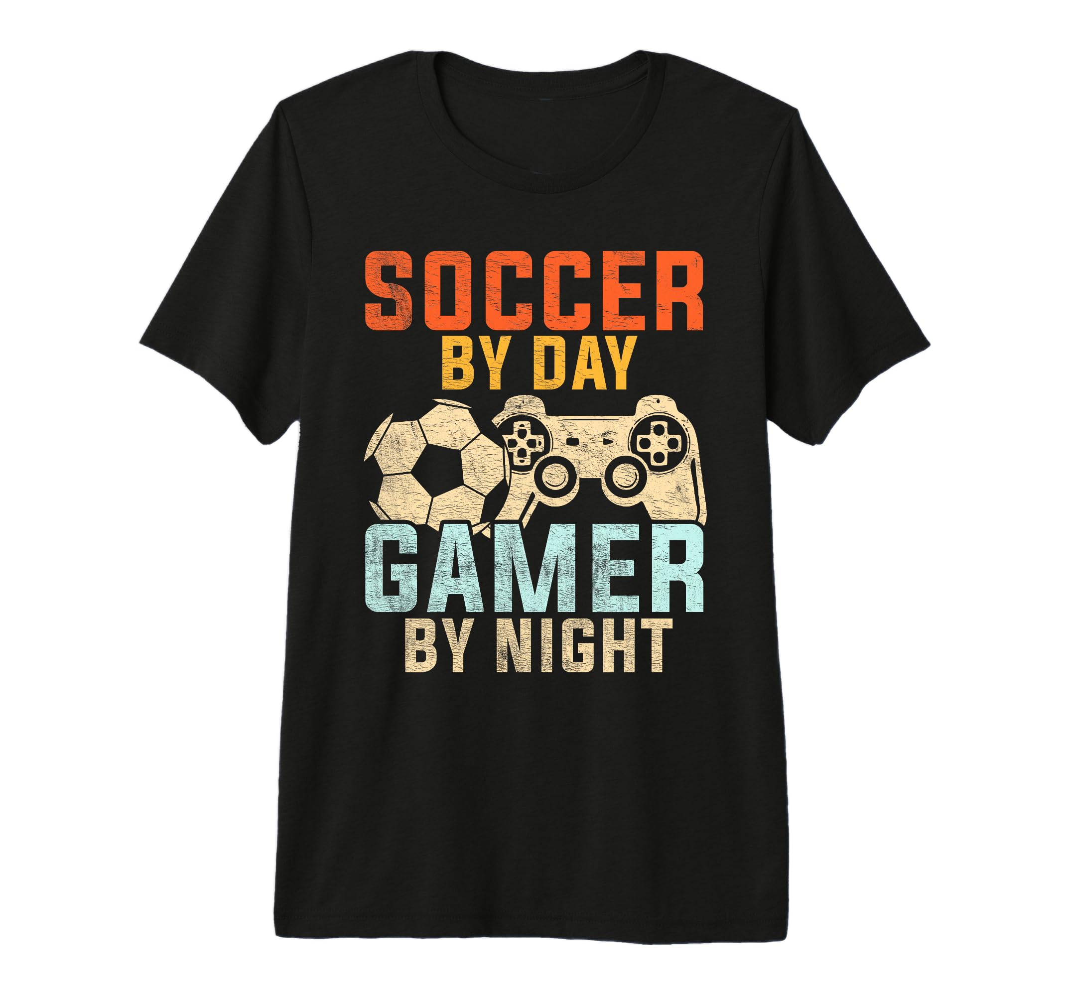 Soccer Day Gamer Night Soccer Gamer T-Shirt - Novelty Apparel Men Women - T-Shirt, Sweatshirt, Hoodie