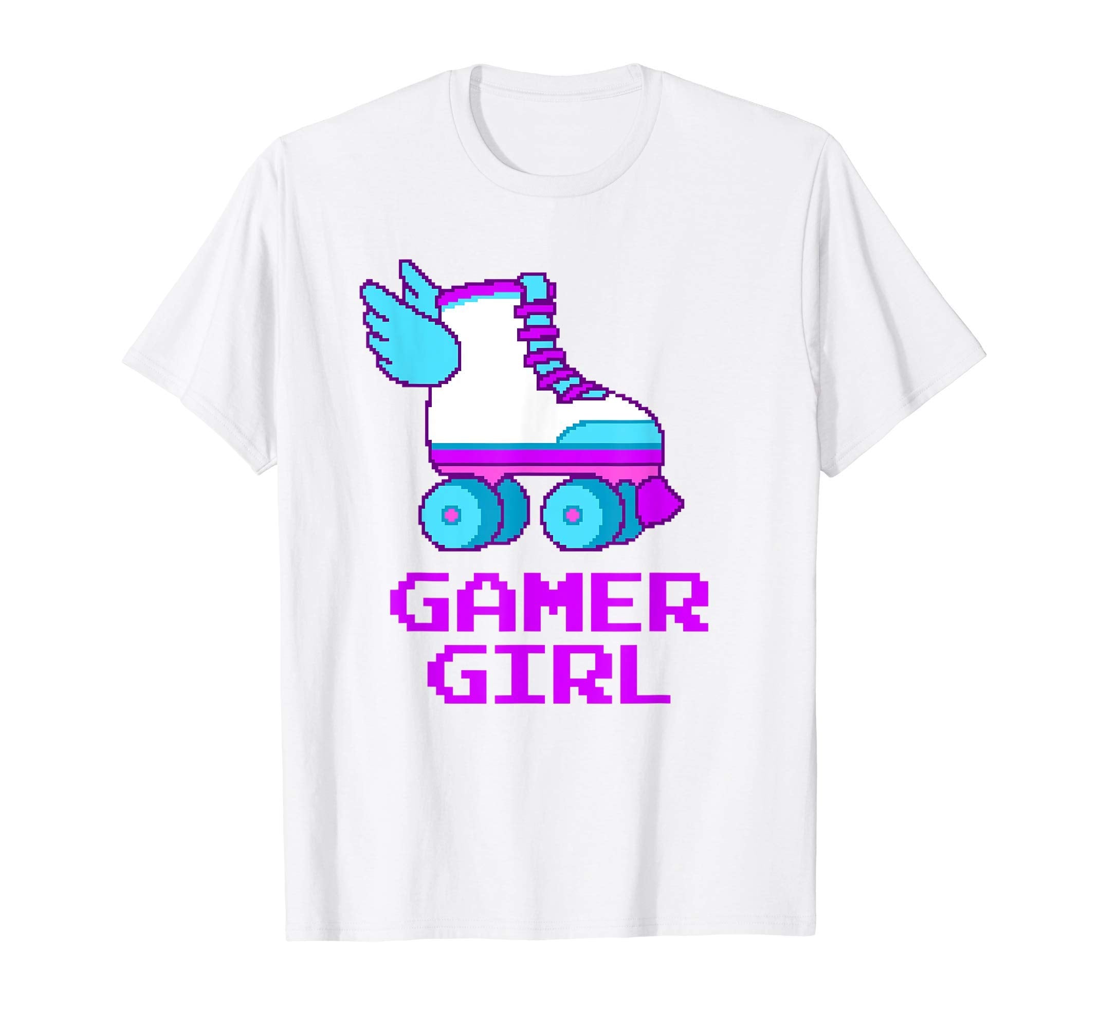 Gamer Gift 8 Bit Roller Skates Video Game T-Shirt - Unique Graphic Unisex - T-Shirt, Sweatshirt, Hoodie
