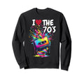 70S Music Notes Cassette Tape Sweatshirt - Streetwear Style for Adults - T-Shirt, Sweatshirt, Hoodie