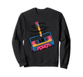 Mixtape Cassette Pencil Sweatshirt - Trendy Graphic for Adults - T-Shirt, Sweatshirt, Hoodie