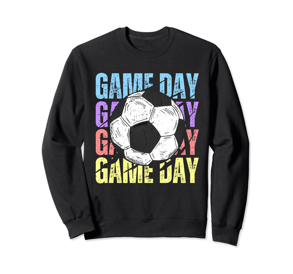 Game Day Soccer Lovers Mom Mothers Sweatshirt - Unique Graphic Men Women - T-Shirt, Sweatshirt, Hoodie