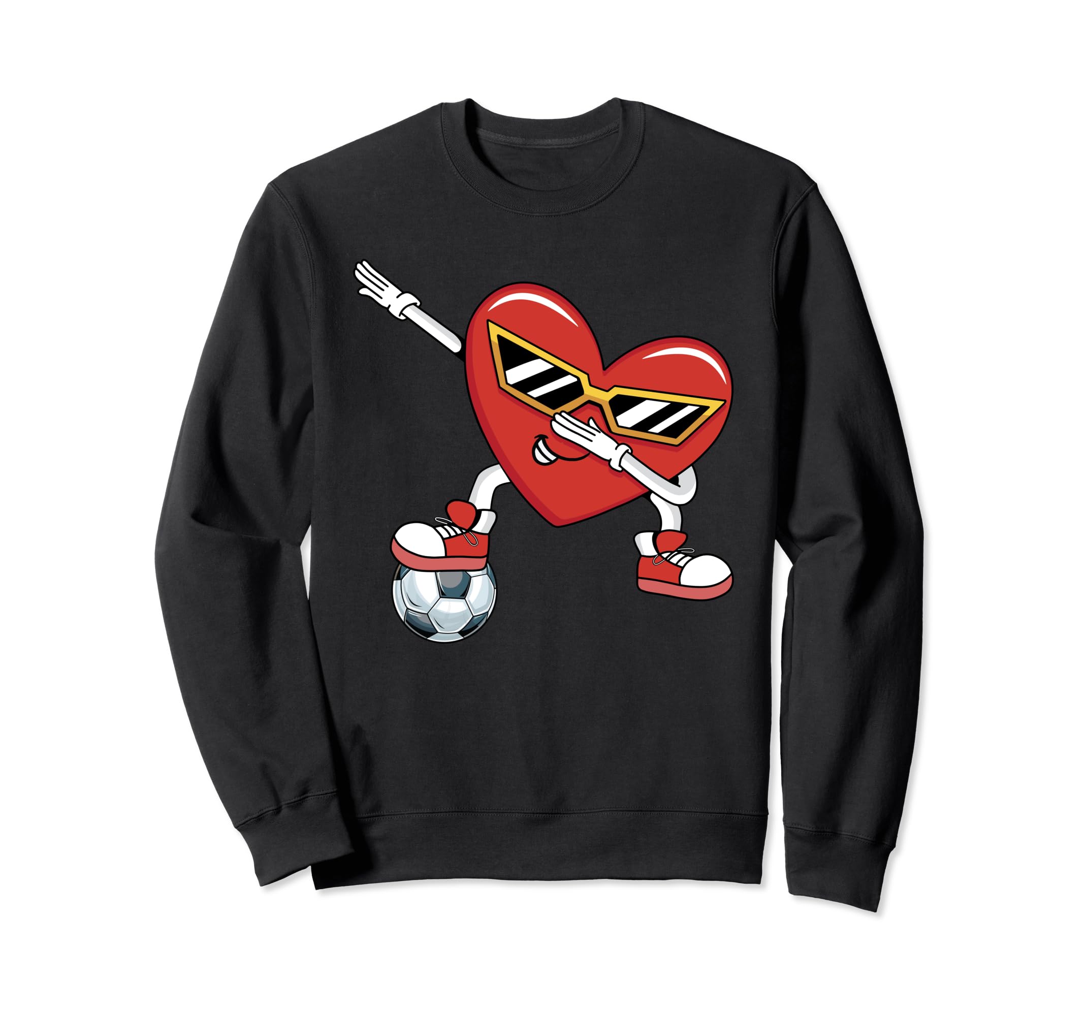 Soccer Love Valentines Sweatshirt - Casual Everyday Wear for Adults - T-Shirt, Sweatshirt, Hoodie